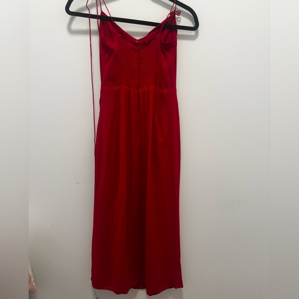 Reformation Kourtney Dress in Red - Picture 4 of 9